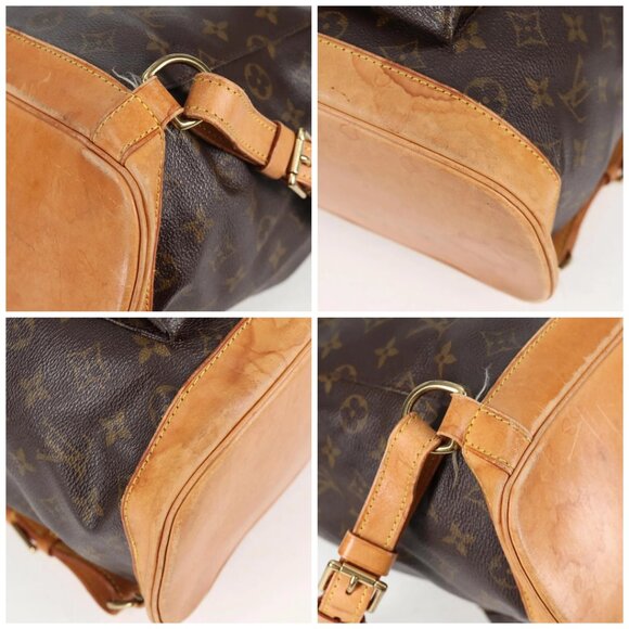 LOUIS VUITTON Monogram Montsouris GM Backpack M51135 LV Auth 138617 - Picture 14 of 16